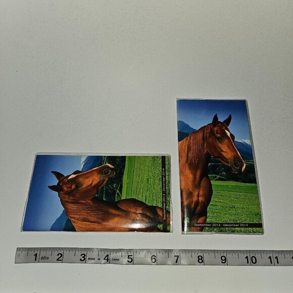 Sept 2013-Dec 2014 Horse Pocket Calendar Lot Prop (dates line up with 2024/2025) - Picture 10 of 10